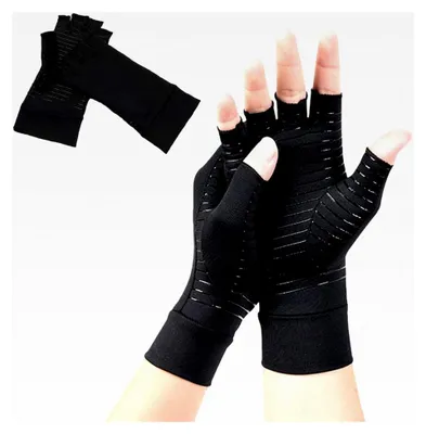 Produktbild von Arthrose Handschuhe Fingerlose Kompressionshandschuhe für Rheuma und Arthritis