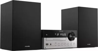 Obrázok produktu pre Philips TAM4205M2/12, Domáci audio mikrosystém, Čierna, Strieborná, Podávač, 80 W, 2-way, 4 ohm