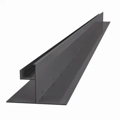 Obrázok produktu pre Hliníkový schodiskový profil Renoplast SW vetraná podlaha, horná konzola schodiska 200cm, grafit