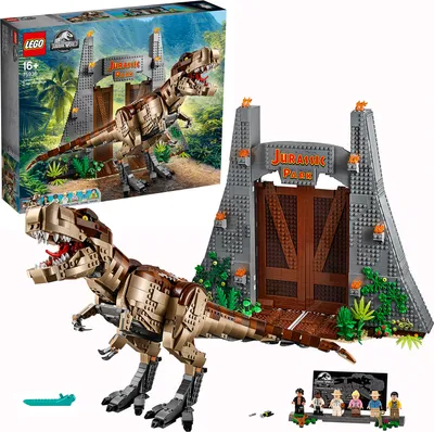 Produktbild von LEGO 75936 Jurassic World Jurassic Park: T. Rex' Verwüstung