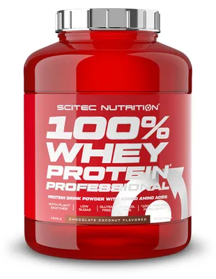 Produktbild von Scitec Nutrition 100% Whey Protein Professional 1816g Schokolade Kokosnuss