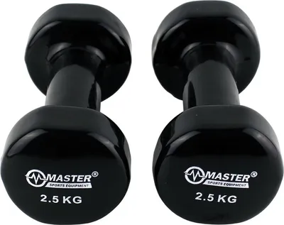 Obrázok produktu pre Činky vinylové závažia 2 x 2,5 kg MASTER