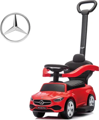 Zdjęcie produktu dla Milly Mally Pojazd z rączką MERCEDES C-Class Deluxe Red