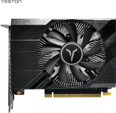 Produktbild von Yeston RTX 3050 6G GDDR6-Gaming-Grafikkarte, leistungsstarke Lüftersteuerung, hohe Kernfrequenz, Multi-Interface-Unterstützung
