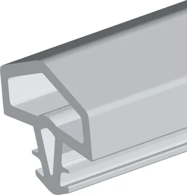 Productafbeelding van Translatieplaat 0680, zelfklevend, lengte 5 meter, voor inbedding, PVC, blank grijs