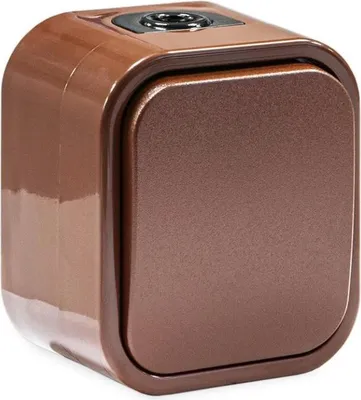 Obrázok produktu pre Vypínač č.1 VDT IP54 TIMEX WNT-1B2 hnedý