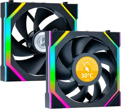 Productafbeelding van Lian Li UNI FAN SL Wireless 120, ventilator, 12 cm, zwart