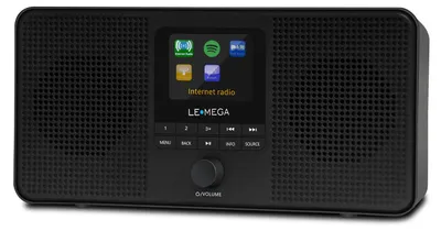 Produktbild von Internetradio mit Podcasts, Bluetooth, DAB und FM-Stereo – Schwarz