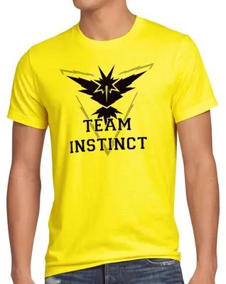 Produktbild von BaumwolleCloud Team Instinct Herren T-Shirt Gelb Instinkt