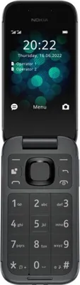 Zdjęcie produktu dla Nokia 2660 Flip, Telefon z klapką, Dual SIM, 7,11 cm (2.8"), 0,3 MP, 1450 mAh, Czarny