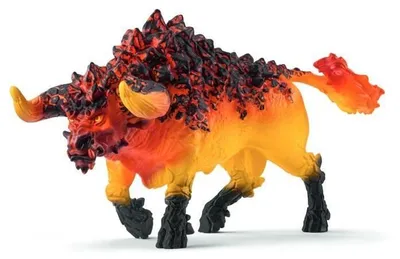 Produktbild von Schleich 42493 Eldrador Kreaturen Feuerbulle Figur. Ab 7 Jahren.