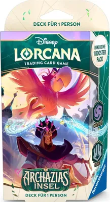 Zdjęcie produktu dla Lorcana Archazia's Island: Amethyst & Steel Starter Deck German