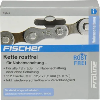 Produktbild von FISCHER Kette rostfrei 1/2 x 1/8' (112 Glieder) #85248