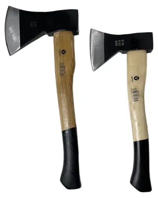 Produktbild von Beil Gartenaxt Spaltaxt Spaltbeil Holzstiel 2 tlg Set Axt 600 1000 g