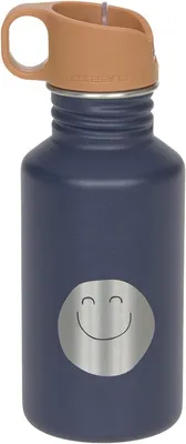 Productafbeelding van Drinkfles Roestvrij Staal - Kinderfles Lekvrij - Onderweg Dranken - BPA-vrij Materiaal - 500 ml - Donkerblauw