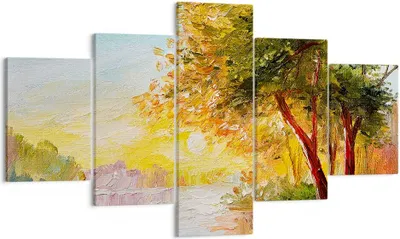 Produktbild von Bild auf Leinwand - Leinwandbild - natur natur - 125x70cm - Wand Bild - Wanddeko - Wandbilder - Leinwanddruck - Bilder - Kunstdruck - Wanddekoration - Leinwand bilder - Wandkunst - EA125x70-3445