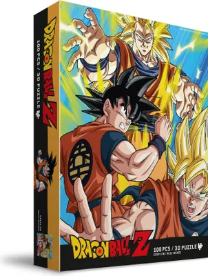 Obrázok produktu pre Puzzle Dragon Ball Z z efektem 3D - Goku Saiyan (100 elementów)