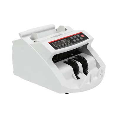 Produktbild von Geldzählmaschine, 1000 Scheine/Min Geschwindigkeit, doppelte Fälschungserkennung, WEISS