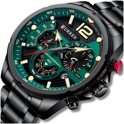 Zdjęcie produktu dla Zegarek Męski Curren Klasyczny Elegancki Chronograf Datownik 5 Kolorów