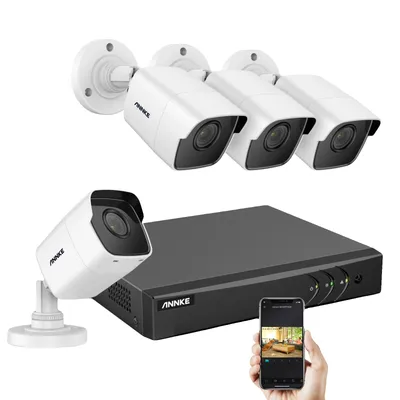 Obrázek produktu pro CCTV dohledový systém, rozlišení 5MP, vzdálený přístup, odolný proti povětrnostním vlivům, žádný, R4BG