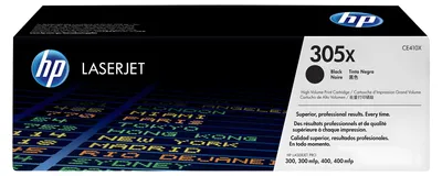Image de HP toner 305X CE410X noir (environ 4000 pages)