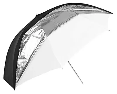 Produktbild von GODOX UB-006 Regenschirm, Schwarz, Silber, Weiß, Mehrzweck, 84 cm