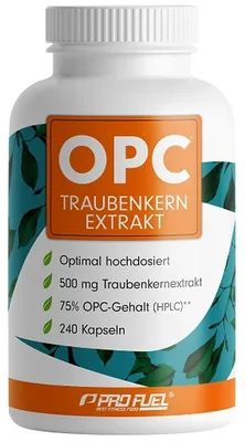 Produktbild von ProFuel OPC Traubenkernextrakt (240 Kapseln)