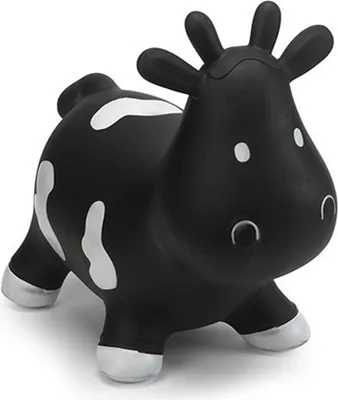 Image de Twisk Skippy Vache noir Jouet à sauter pour enfants Jouets de motricité