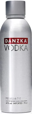 Produktbild von Danzka Vodka Premium Destilovaná vodka Premium v hliníkovej fľaši 700ml