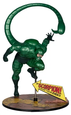 Produktbild von Marvel PVC Statue !/10 Scorpion (Metallic) (The Amazing Spider-Man #318) (Gold Label) 18 cm