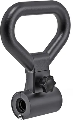 Produktbild von Unyqoos® Verstellbarer Hantel‑zu‑Kettlebell‑Adapter aus Stahl, rutschfester Kunststoffgriff, belastbar bis 100 Pfund, für Hanteln bis Ø 3,8 cm