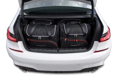 Obrázek produktu pro J&J Automotive | Sada 4ks cestovních tašek AERO pro BMW 3 LIMOUSINE HYBRID 2019+