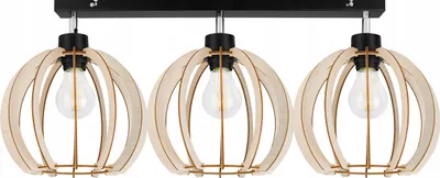 Produktbild von Moderne Led-Deckenhängelampe Aus Holz