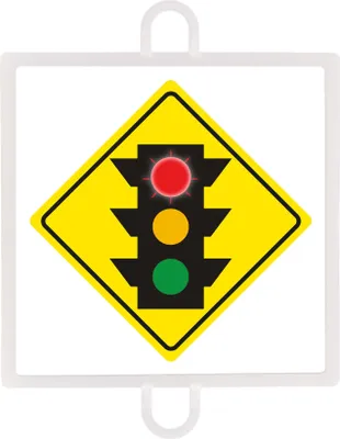 Productafbeelding van Waarschuwingsbord nr. 1 (rood verkeerslicht)