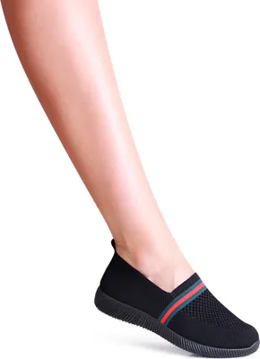 Produktbild von topschuhe24 2523 Damen Halbschuhe Light Slipper, Farbe:Schwarz, Größe:36 EU