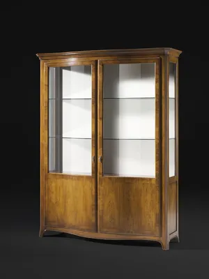 Produktbild von Klassisch Vitrine Schrank Holz Möbel Schränke Möbel Vitrinen Design Neu