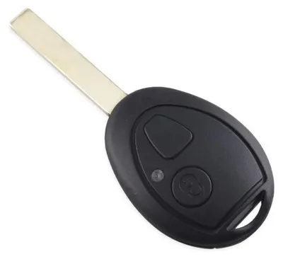 Produktbild von Techstar®-Autoschlüsselgehäuse, kompatibel mit Land Rover Discovery, Rover 75, Mini Cooper, BMW Z3, Z4, X3, X5, E46, E39, 2 Tasten, HU92