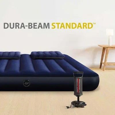 Produktbild von Bunte Luftmatratze 203x152x25cm Set