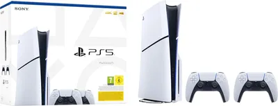 Produktbild von Zestaw Sony PlayStation 5 (grupa modeli - slim) + 2° DualSense