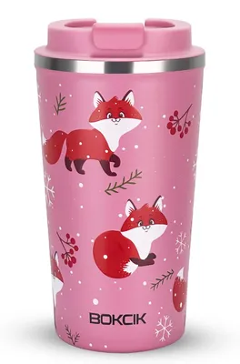Isolier-Reisebecher 500 ml, doppelwandig, auslaufsicher, Edelstahl