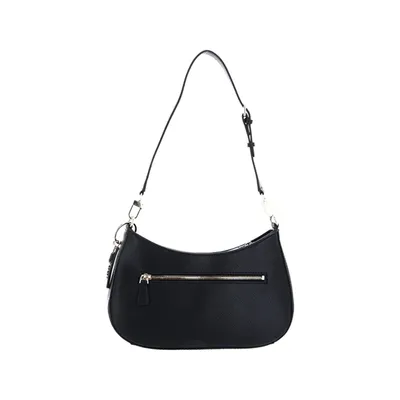Produktbild von Guess Noelle Top Zip Shoulder Bag Damen Kunstleder Tasche in Schwarz – 29 x 18 x 6 CM / Black