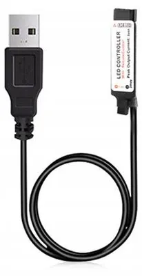 Obrázek produktu pro Ovladač stmívač pro RGB LED pásek 4pin USB