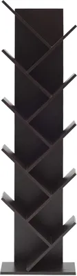 Produktbild von Rebecca Mobili Bücherregal mit 10 Fächern aus MDF, braun