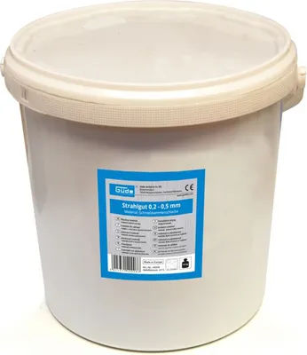 Produktbild von Tryskací materiál 0,2 - 0,5 mm Güde 15 kg pro pískovací zařízení na stlačený vzduch