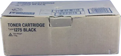 Produktbild von Ricoh Toner 1275 zwart, 3500 Seiten, Laser, Schwarz, 108,9 g, Suitable Aficio FX16, fax 1130L, 1170L & 2210L.