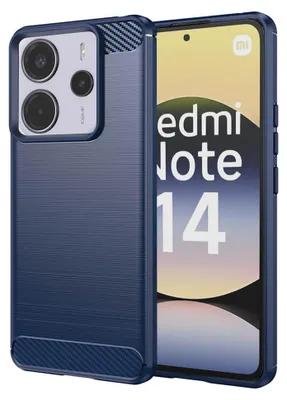 Obrázok produktu pre Techsuit Carbon Silicone kryt pre Xiaomi Redmi Note 14 4G – Modrý