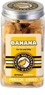 Obrázek produktu pro KIWI WALKER Freeze Dried Banana, Pamlsek, Pes, Univerzální, Banánový, 70 g