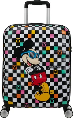 Produktbild von American Tourister Trolley Wavebreaker Disney Spinner 55 / 20 TSA Disney FL Mickey Check mehrfarbig
