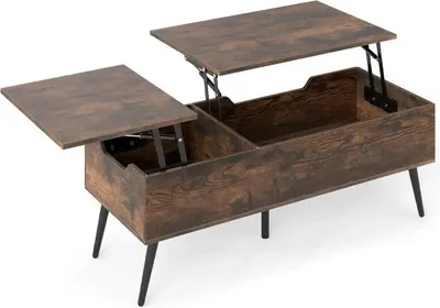 Obrázek produktu pro Konferenční stolek JV12626CF se zvedací deskou, hnědý