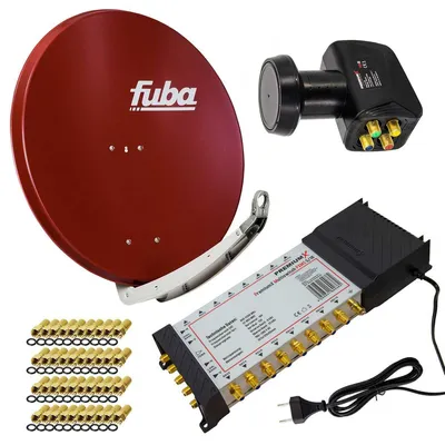 Produktbild von PremiumX SAT Anlage Fuba DAA 850 R Antenne 5/16 Multischalter LNB F-Stecker